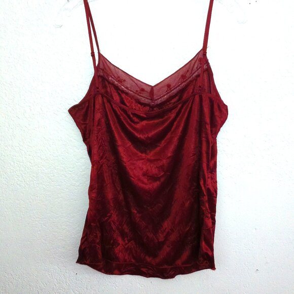 Ruby Red Camisole, with sequin and beads details - Picture 5 of 6